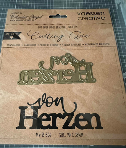 Mundart stempel von herzen - mundart,