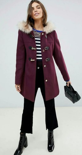 Asos duffle coat skater - duffle, mantel