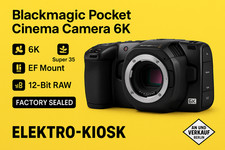 🎬 Blackmagic Design Pocket Cinema Camera 6K BMPCC6K 12-Bit BRAW (2022) NEU ✅