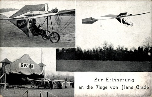 Flüge von hans grade - ak,