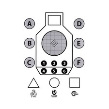 Taktische Schießscheibe Range
