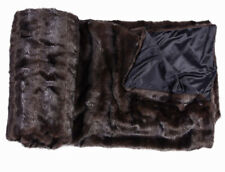 Luxus Pelzdecke Nerz Felldecke