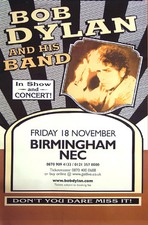 RIESEN Poster BOB DYLAN - UK Tour 2005  ca1x1,5m   NEU