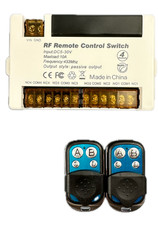 Handsender 4-Kanal RF Motor Control Switch , DieseRC Remote Control Switch 2xFer