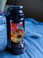 Petroliumlampe mit Licht