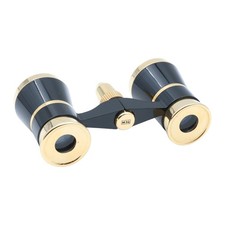 TCM Theaterglas Opernglas Fernglas schwarz gold