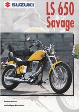 Suzuki LS  650   Prospekt Brochure   2  Seiten
