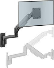 Ergonomische höhenverstellbare Monitor Wandhalterung bis 49 Zoll bis 20kg