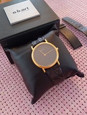 a.b.art Armbanduhr, neue Batterie und neues Armband, Originalbox, Papiere, top 