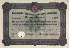 Elektricitäts Lieferung Sagan 1929 Zagan Hansdorf Neusalz Schlesien Berlin 100 M