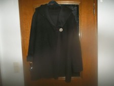 Kurzer  Mantel Jacke Walk Wolle dunkelbraun Gr. 42/44