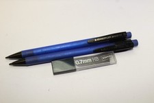 2x STAEDTLER graphite 777 Druckbleistift blau B 0,7 mm+ Minen HB 0,7mm 24 Stück