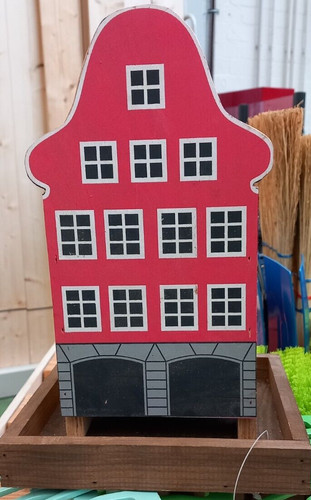 Futterhaus buntes vogelhaus - buntes,