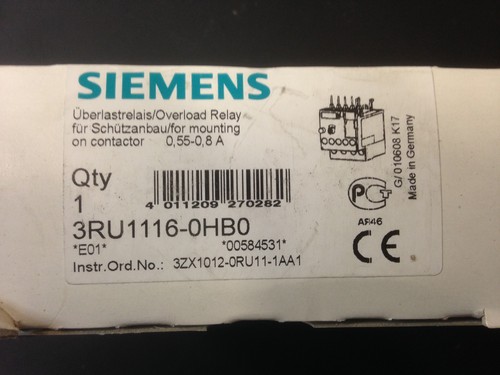 Siemens motorschutzschalter - siemens,