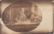 Chef Bürotisch antikes Foto