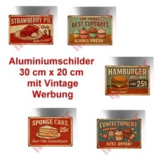 Retro Bäckerei Werbung