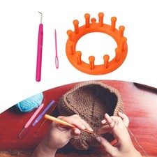 Kleine Strickmaschine, Rundstrickmaschine, Set zum Selbermachen, handgefertigtes