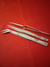 3x Pinzette Rostfrei