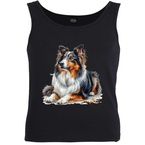 Tank top langhaarcollie - tank,