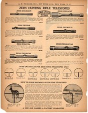 1935 Print Ad Carl Zeiss Jena