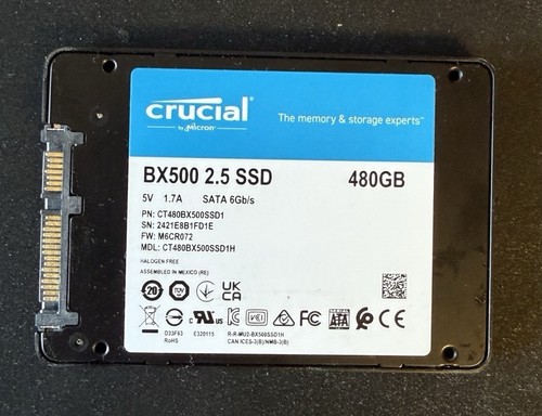 Crucial bx500 zoll 480gb - bx500,