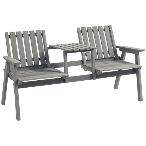 Gartenbank mit tisch - gartenbank,