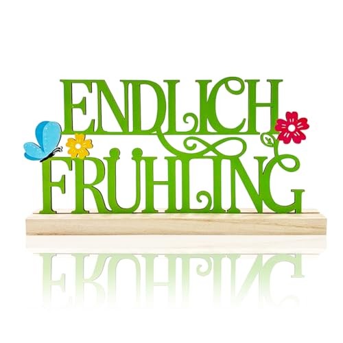 Frühlingsdeko holz schriftzug - frühlingsdeko,