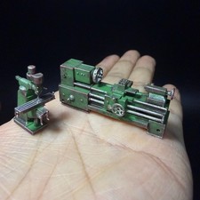 Diorama 1/64 Drehmaschine Schraubstock Reparaturwerkstatt Szene Modell Zubehör