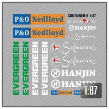 Waterslide Decal 1:87 SPUR H0