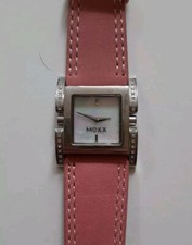 Mexx Damenuhr Leder Rosa