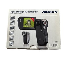 Medion Life E47006 Digitaler HD Camcorder (SDHC-Kartenslot,4-fach Digitalzoom,