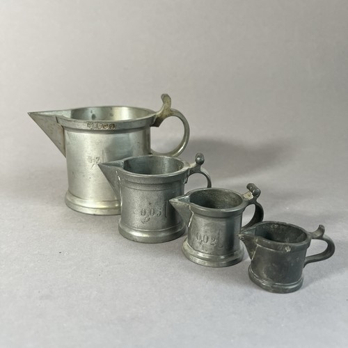 Set zinn meßbecher viele - zinn,