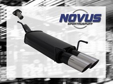 NOVUS Sportauspuff Gruppe N ESD 2x 76 mm MS-Design für Opel Astra G Fließheck