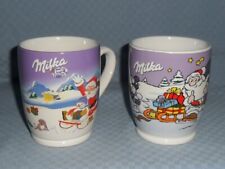 2x Milka Weihnachtstasse Becher Sammeltasse Weihnachten Edition No. 13 + 15