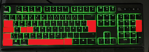 Einzelne tastatur taste - einzelne,