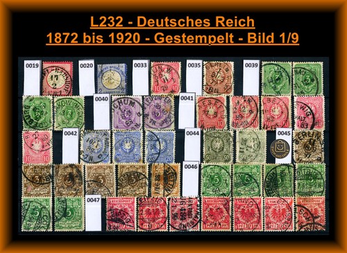 L232 briefmarken sammlung - -,
