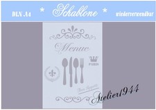 Schablone-Vintage-Shabby-A4-A3