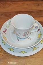 Gedeck, Kindertasse, 2 Teller, Kindergeschirr