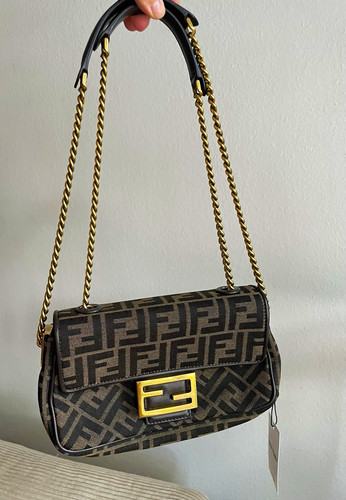 Fendi zucca jacquard baguette - zucca,