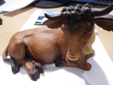 Krippenfigur Ochse gross Lang sel. Erben Oberammergau