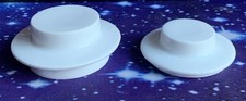 2 weiße Ersatzdeckel für