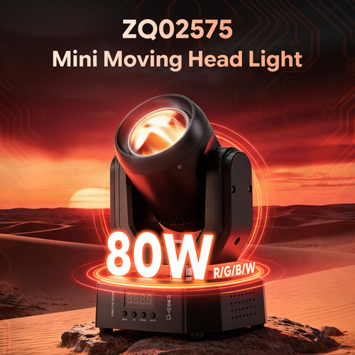 Uking 80w rgbw mini led - mini, moving