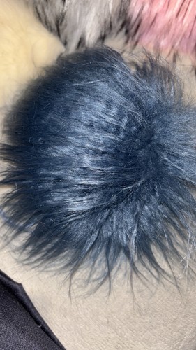 Fellbommel pelzbommel blau - pelzbommel,,