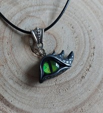 Drachenauge Fantasy Halskette Gothic Drache Dragon Mittelalter Schmuck Larp