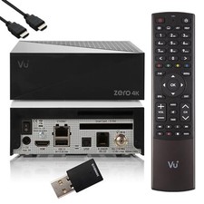 ►VU+ Zero 4K SE Ultra HD HDR Sat PVR Receiver, Smart HbbTV, Mediathek, 300 WiFi✅
