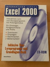 Excel 2000 ❤️ Interaktives Lernen ❤️ Buch 196 Seiten und CD-ROM ❤️ TOP