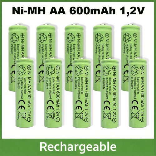 10x nimh 600 mah 2 - 10x, 1,2