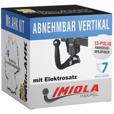 Anhängerkupplung vert. abnehmbar für Toyota Yaris Cross 21-23 +13pol spezifisch