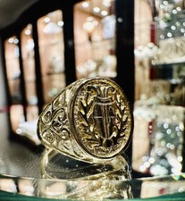 Ring Aufnähwappen Herren