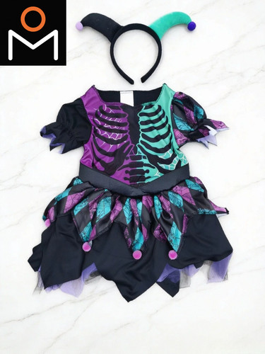 Kinder-Halloween-Skelett-Narre